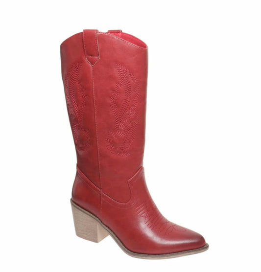Crimson Cowgirl Boot